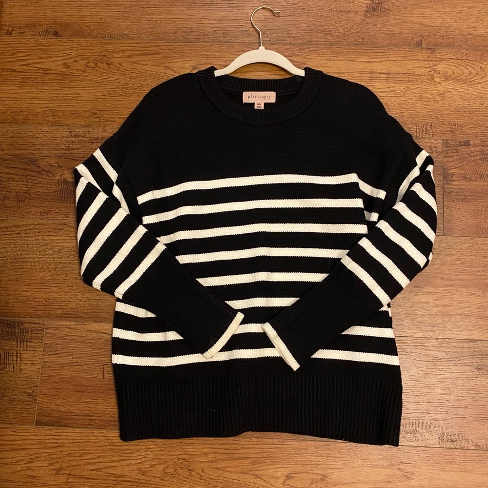 Last Chance! Deleting 01.03.24. Philosophy Striped Sweater